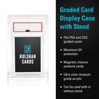Premium Psa cgc Graded Card Acrylic Display Case With Stand - Uv Protection