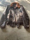 Korean War Navy Leather Bomber Jacket