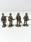 Rare King   Country Ws027 Four Panzer Grenadiers Patrol Wwii Retired No Box