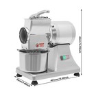 Electric Cheese Grinding Machine 550w Commercial Cheese Grater Diner With Bucket