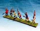 28mm Wgs French Indian War Fiw Painted Colonial Settlers Fiw17