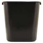 Rubbermaid Commercial Fg295600bla Rectangular Wastebasket  7 Gal  Lldpe  Open