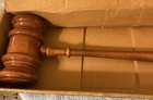 Beautiful Handmade  Solid Wood Called The Great Gavel   23    Long  With Box  
