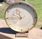 Amazing Lecoultre Table Clock With 8-day Movement  Deco 1935