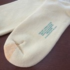 True Vtg Socks Men s Crew Gold Toe 10-14 Cotton Yellow Blue White Usa 80s 90s