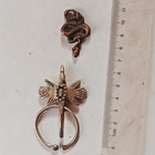 Lot Of 2 Very Rare Ancient Silver Viking Amulet Pendant Authentic Artifact
