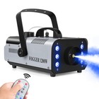 1200w  Led Rgb Stage Fog Machine Smoke Effect Fogger Dj Xmas Decor W  Remote