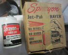 1970s Cleveland Ohio Sprayon Jet-pak Power Unit full Tin Can  Usa New Vtg
