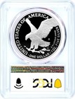 2025 S  1 1 Oz Proof Silver Eagle Pcgs Pr70 Dcam First Day Of Issue Flag Label