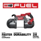 Milwaukee 2729-80 M18 Fuel 18v Deep Cut Band Saw - Reconditioned