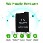 Lot Rechargeable 3600mah Replacement Battery For Sony Psp Slim 2000 3000 charger