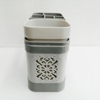 Preasion Toothbrush Toothpaste Stand Holder With Cups Bathroom Storage