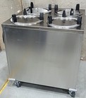 New Delfield Cab4-1200et Even Temp Mobile Enclosed 4 Stack Heated Dish Dispenser