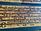 1850 Burmese Kammavaca Palm Leaf Manuscript 4 Leaves Frame Buddhist Pali Antique
