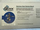 Shakespeare Qcm-s Quickconnect Ss Ratchet Mount W  Cable For Up To 8  Antenna