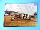 Lewis W Chick Jr Ww2 Usaaf Ace   Signed Letter   Photo  Business Card