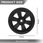8 Inch Nylon Trailer Jack Caster Wheel With Bolt And Nut