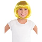 Yellow Bob Wig For Adults Or Kids  Birthday Party Supplies Halloween Costume New