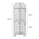 Corner Shower Shelf Rack Bathroom Storage 3 Tier Waterproof Organizer For Shower