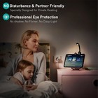 Rechargeable Book Light For Reading - 9led Eye-caring Clip Light W  9 Color Temp