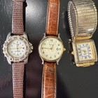 Vintage Watch Lot Guess Fossil Citizen Lenga Quartz Mixed Styles