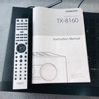 Onkyo Stereo Receiver Tx-8160 Network Wi-fi Bluetooth Airplay Optical - Tested 