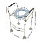 Raised Toilet Seat With Handles For Seniors  Stable Handicap Toilet Seat