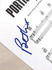 Portishead Beth Gibbons Signed 8 5x11  Sheet Music Page Roads Dummy Proof Coa