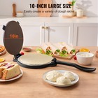 Uimoso Tortilla Press Maker 10 Inch Cast Iron Heavy Duty Chapati Roti Corn Tacos