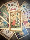Medieval Alchemy Tarot Oracle Cards  collectible Set Of 9 
