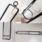 3 Pieces Hanging Glass Hydroponic Planter Transparent Test Tube Plant Vase Terra