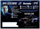 Brad Keselowski Hand Signed Autograph 5 X 7 Hero Card - Nascar