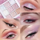Pastel Glitter Eyeshadow Palette  9 Long-lasting Waterproof Colors