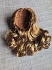 Truly Me 118 Wig D Caramel Brown Hair Highlights American Girl Doll Ooak Custom