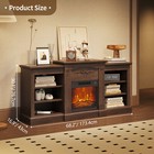 Electric Fireplace 2-in-1electric Fireplace With Mantel Tv Cabinet