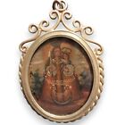 Antique Very Rare Double Devotional Medallion Spanish Colonial 18 Th 19 Th