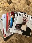 Lot Of 8 Beauty Fashion Magazines  harpers Bazaar