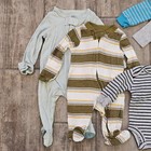 Newborn Baby Boy Clothes Lot Of 14 Mixed Styles Pajamas One Piece Pants Bundle