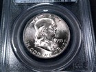 1955 Franklin Half Dollar 50c - Early Pcgs Ms64fbl - Bugs Bunny Fs-401 - Bright 