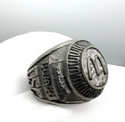 1970s Mcdonalds Qsc Employee Service Award Stainless Steel Ring Balfour - 9 25