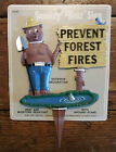 Antique Smokey Bear Yard Sign - Still In Original Packaging - Hard To Find