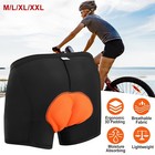 3d Padded Mens Cycling Shorts Bicycle Road Bike Underwear shorts pants Black