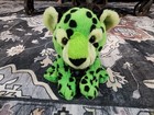Aurora Green Leopard Plush Stuffed Animal Soft Toy Black Spots