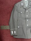 Vtg East German Wool Nva Military Double Breasted Overcoat Trench G48  mgjun95 