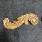  2  Wooden Onlay Appliqu  s Pair