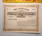 The Portland Gold Mining Company Stock Certificate  Unused  1900s Wyoming Issue