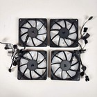 Lot Of 4 Corsair Rs120 Argb 120mm Pwm Fans Black Rwf0113 For Pc