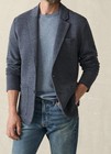Faherty Reserve Blazer Mens Large Blue Inlet Blazer Knit Unstructured Casual