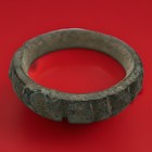 Ancient Iron Age Ring In Bronze With Patterns Approx 600-500bce