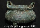 4  Ancient Chinese Old Bronze Dynasty Palace 3 Leg Incense Burner Censer